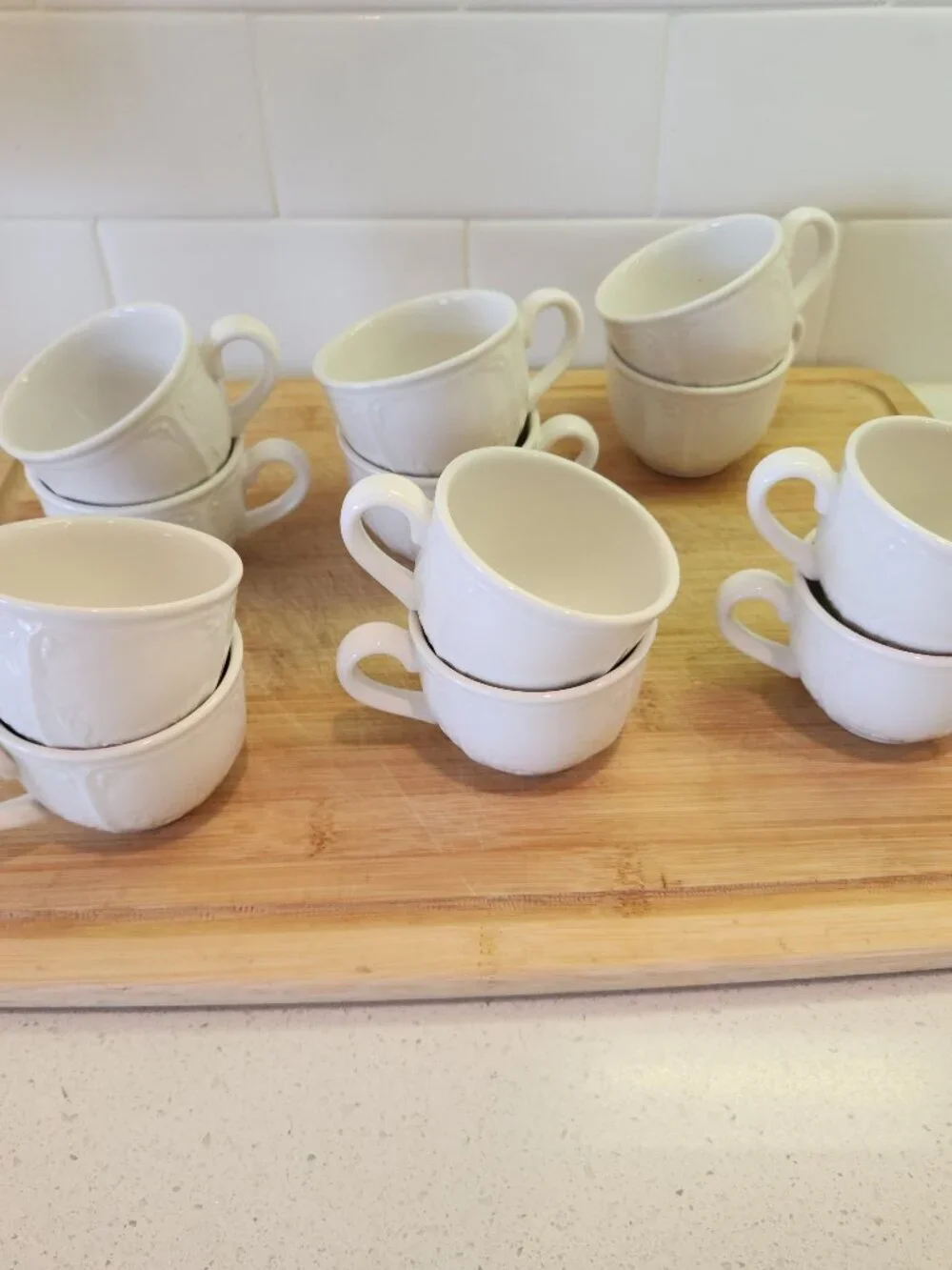 Villeroy & Boch Cortina Demitasse Espresso 2000 Cups Set of 12 Porcelain NEW